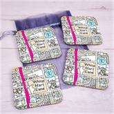 Thumbnail 8 - Set of 4 Football Ground Location Coasters