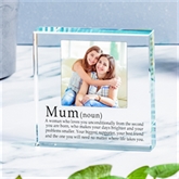 Thumbnail 2 - Definition of a Mum Photo Upload Glass Token