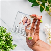 Thumbnail 3 - Definition of a Mum Photo Upload Glass Token