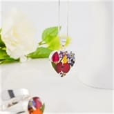 Thumbnail 3 - Mixed Flower Heart Pendant