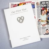 Thumbnail 2 - Personalised Our First Year Keepsake Anniversary Book