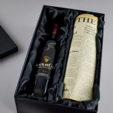 Thumbnail 2 - Personalised Bordeaux Red Wine and Newspaper Gift Pack