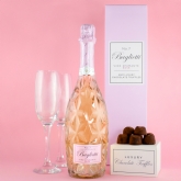 Thumbnail 1 - Baglietti Rose Prosecco and Chocolate Gift Set