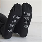 Thumbnail 2 - Personalised Sole Socks - Please Bring Wine/Beer