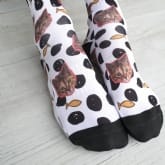 Thumbnail 1 - Personalised Cat Photo Socks