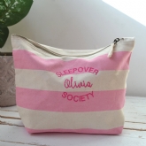 Thumbnail 1 - Personalised Embroidered Sleepover Wash Bag