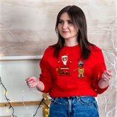 Thumbnail 4 - Personalised Photo Dog and Owner Christmas Sweatshirt