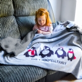 Thumbnail 1 - Personalised Family Christmas Blanket