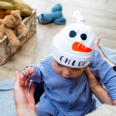 Thumbnail 1 - Personalised Snowman Baby Hat