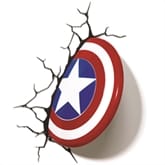 Thumbnail 2 - Captain America Shield 3D Wall Light