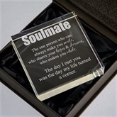 Thumbnail 2 - Personalised Soulmate Glass Keepsake