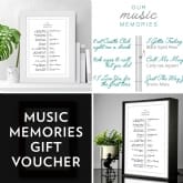 Thumbnail 1 - Personalised Music Poster or Lightbox