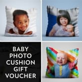 Thumbnail 1 - Personalised Baby Photo Cushion Gift Voucher