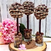 Thumbnail 5 - Personalised Chocolate Sweet Tree - Maltesers With White Chocolate Drizzle
