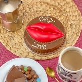 Thumbnail 3 - Personalised Mini Chocolate Smash Kiss Cake