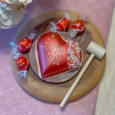 Thumbnail 4 - Personalised Mini Red Lustre Chocolate Smash Heart