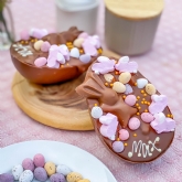 Thumbnail 1 - Personalised Rocky Road Half Loaded Easter Egg
