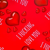 Thumbnail 3 - Rude Love You Wrapping Paper