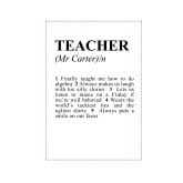Thumbnail 5 - Personalised Teacher Dictionary Definition Print