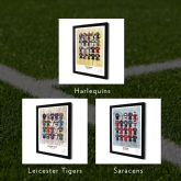 Thumbnail 2 - A3 Framed Rugby Shirt History Prints