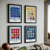 Thumbnail 1 - A3 Framed Special Football Team Prints