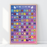 Thumbnail 3 - 100 Things To Do With The Family Scratch Poster