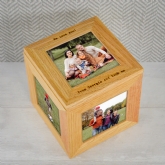 Thumbnail 1 - Personalised Photo Cube Keepsake Box | Find Me A Gift