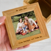 Thumbnail 2 - Personalised Photo Cube Keepsake Box | Find Me A Gift