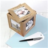 Thumbnail 1 - Personalised Photo Cube Keepsake Box | Find Me A Gift