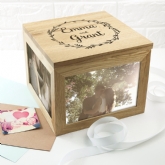 Thumbnail 2 - Couple's Personalised Photo Box With Wreath Design