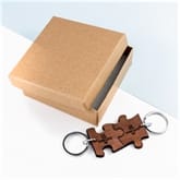 Thumbnail 5 - Personalised You Complete Me Couples Jigsaw Keyring