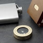 Thumbnail 6 - Personalised Brass Compass with Wooden Box