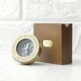 Thumbnail 2 - Personalised Brass Compass with Wooden Box