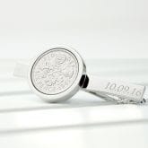 Thumbnail 2 - Personalised Lucky Silver Sixpence Tie Clip