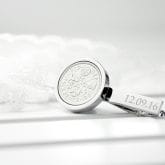 Thumbnail 5 - Personalised Lucky Silver Sixpence Tie Clip