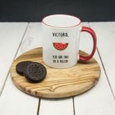 Thumbnail 1 - Personalised 'You Are One In A Melon' Mug