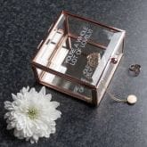 Thumbnail 6 - Personalised Rose Gold Glass Trinket Box