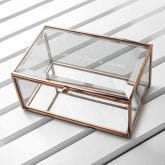 Thumbnail 3 - Personalised Rose Gold Glass Jewellery Box