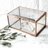 Thumbnail 10 - Personalised Rose Gold Glass Jewellery Box