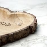 Thumbnail 4 - Personalised Rustic Wooden Heart Dish