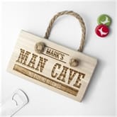 Thumbnail 2 - Personalised Wooden Man Cave Sign