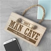 Thumbnail 3 - Personalised Wooden Man Cave Sign