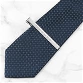Thumbnail 6 - Rhodium Plated Personalised Tie Clip