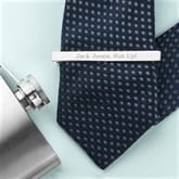 Thumbnail 1 - Rhodium Plated Personalised Tie Clip