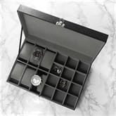 Thumbnail 3 - Personalised Watch and Cufflinks Box