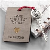 Thumbnail 2 - The Key To My Heart Personalised Keepsake