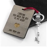 Thumbnail 3 - The Key To My Heart Personalised Keepsake