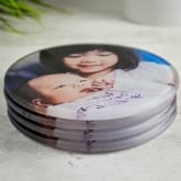 Thumbnail 4 - Personalised Set of Four Photo Upload Coasters