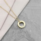 Thumbnail 3 - Personalised Mini Ring Necklace