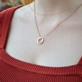 Thumbnail 2 - Personalised Mini Ring Necklace